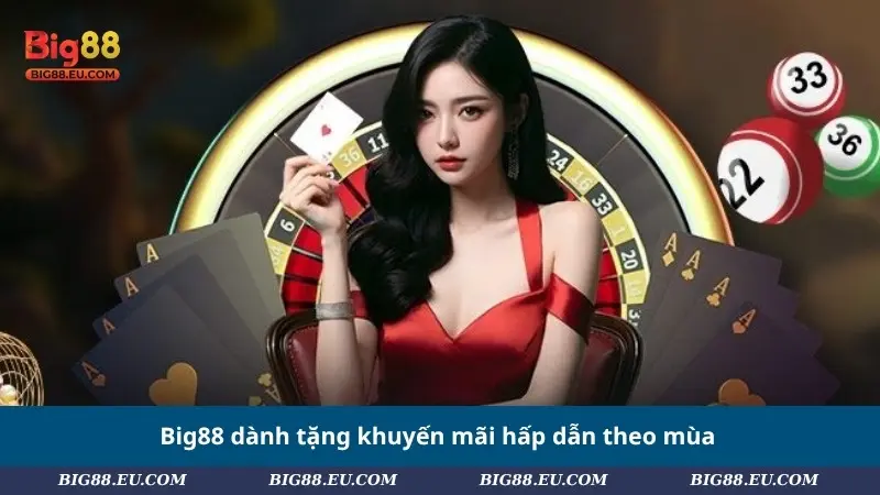 Big88 dành tặng khuyến mãi hấp dẫn theo mùa