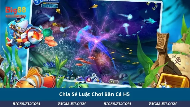 Chia sẻ luật chơi bắn cá H5