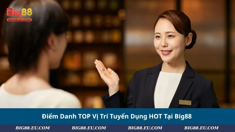 Điểm Danh TOP Vị Trí Tuyển Dụng HOT Tại Big88