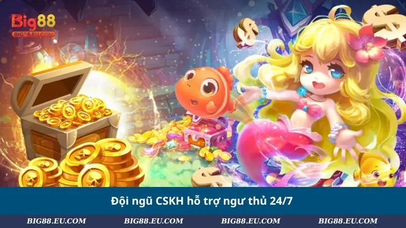 Đội ngũ CSKH hỗ trợ ngư thủ 24/7